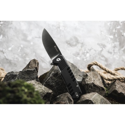 Ніж складаний туристичний Ganzo G769 (9 см) D2 / G10 чорний