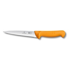 Нож кухонный Victorinox Swibo, Sticking,оранжевый, 15 см