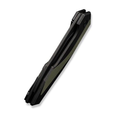 Ніж складаний туристичний Civivi Hypersonic, (9.4 см) 14C28N /  Steel & G10 чорно-зелений