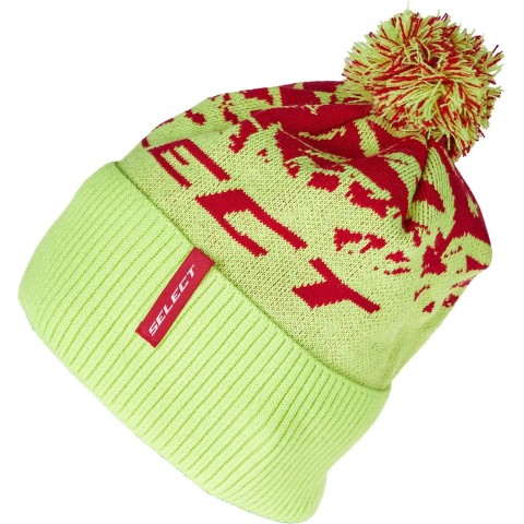 Шапка Select Pompon Hat 58 Yellow Red
