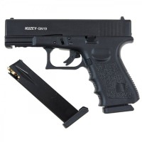 Стартовый пистолет KUZEY GN-19#2 Black/Black Grips