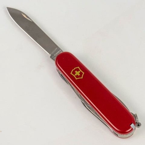 Ніж Victorinox Climber Mat 91мм,14функ,черв мат,жовт.лого