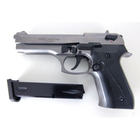 Пистолет стартовый Ekol Jackal Dual AUTO Fume