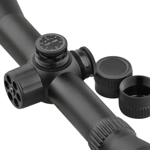 Приціл оптичний Discovery Optics VT-R 4x32 AС сітка HMD. Кільця на Ластівчин хвіст