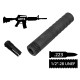 2в1 розбірний пбс+пламегас AFTactical S44F24