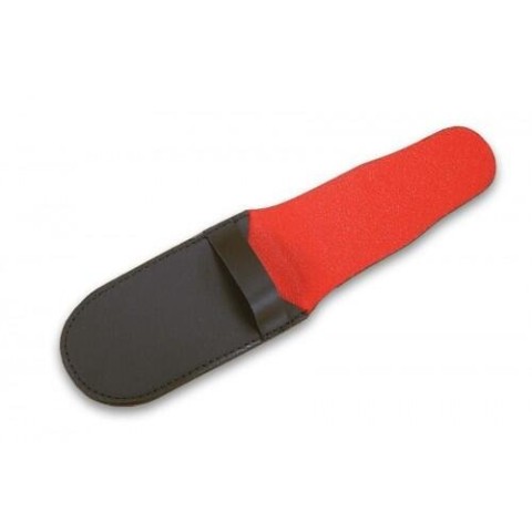 Чехол Victorinox, черный кожаный (91 мм, 2 слоя)