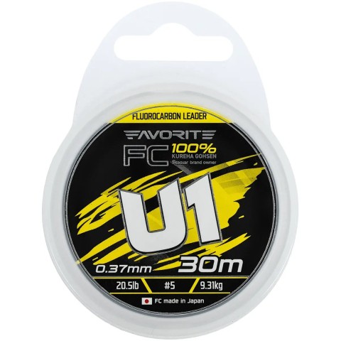 Флюорокарбон Favorite U1 FC 30m #5.0/0.37mm 20.5lb/9.31kg