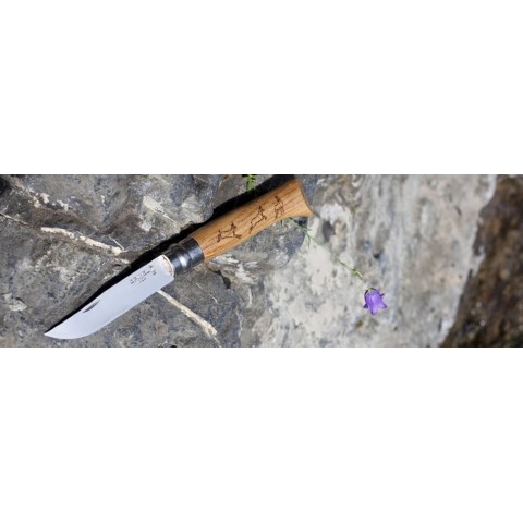 Ніж Opinel №8 VRI Chamois Серна, дуб (002336)