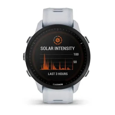 Смарт-годинник Garmin Forerunner 955 Solar білий камінь
