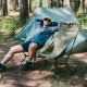 Стілець складаний ультралегкий Naturehike CNK2550JJ013 Yamami YL01, розмір L, алюміній, чорний
