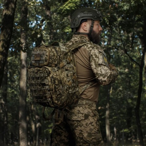 Тактичний рюкзак Ukrarmor RANGER на 40 л. Cordura 1000D Піксель