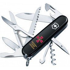 HUNTSMAN ARMY  91мм/15функ/черн /штоп/ножн/пила/крюк /Эмблема ВСУ + Надпись ЗСУ