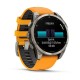 Смарт-годинник Garmin fenix 8 AMOLED (47 мм) Sapphire титан помаранчевий/графіт