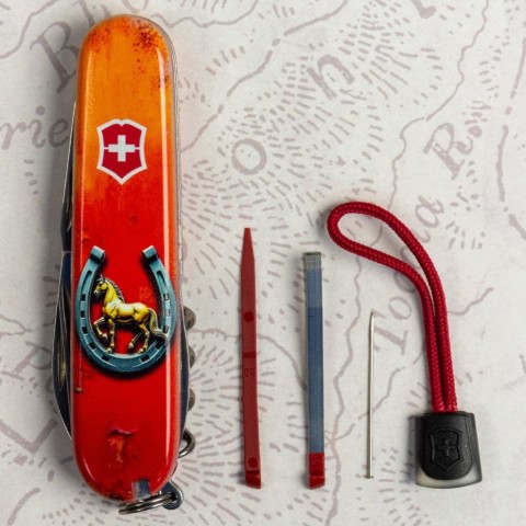 Складаний ніж Victorinox SPARTAN ZODIAC 3D Щаслива підкова 1.3603.Z5260hk