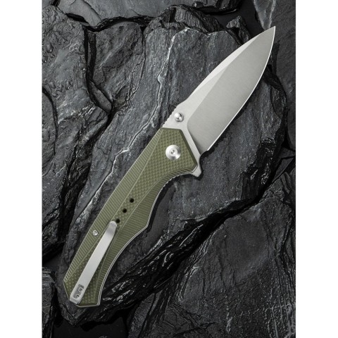 Ніж складаний туристичний Civivi Photonix, (9.4 см) 14C28N / G10 темно-зелений
