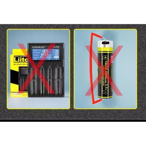 Акумулятор LiitoKala USB-King4000 18650 на 4000 mAh з USB