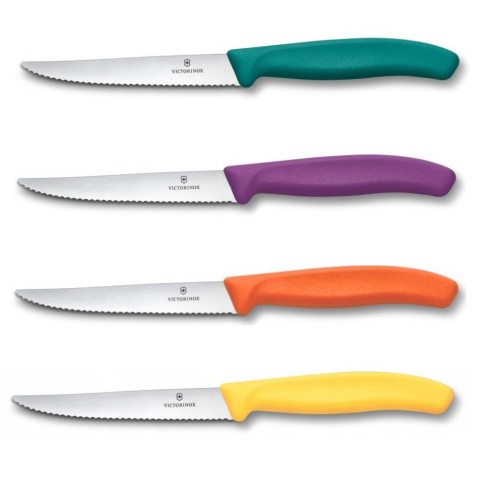 Набір ножів для стейка та піци з підставкою Victorinox SWISS CLASSIC 6.7126.4C1