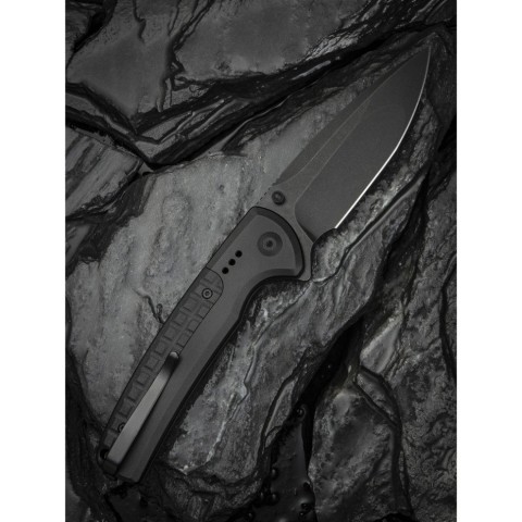 Ніж складаний туристичний Civivi Sentinel Strike II, (9.4 см) Nitro-V / Aluminum & FRN чорний