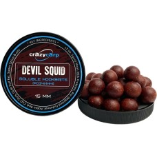 Бойлы Crazy Carp Soluble Hookbaits 15мм Devil Squid 125г