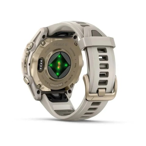 Смарт-часы Garmin fenix 8 AMOLED (43 мм) Sapphire золотистый/туманно-серый песочный