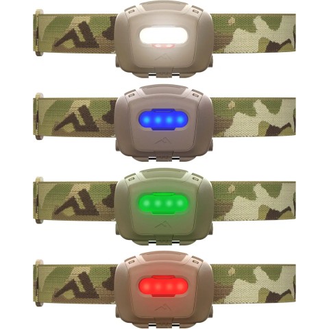 Фонарь налобный Princeton Tec Quad Tactical, 78 Lumens ц:multicam