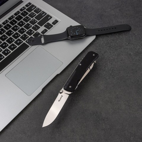 Багатофункціональний ніж Ruike Trekker LD51-B, (8.5 см) 12C27 / G10 чорний, 23 інстр.