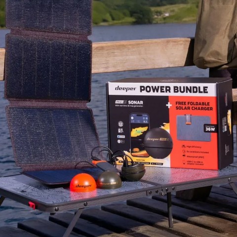 Ехолот Deeper Smart Sonar CHIRP+ 3 Power Bundle (ехолот + сонячна панель 36W)