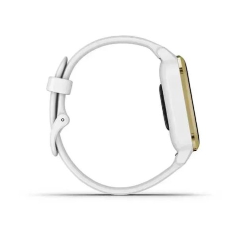 Смарт-часы Garmin Venu Sq белые с золотистым безелем