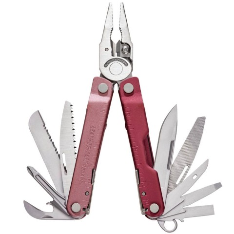 Мультиінструмент Leatherman Rebar Heathered Cranberry, нейлоновий чохол