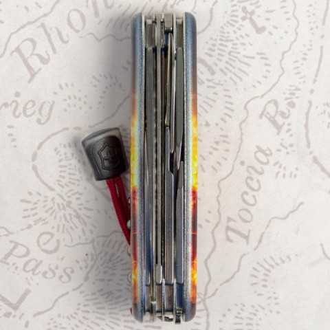 Складаний ніж Victorinox HUNTSMAN ZODIAC Вогняний пегас 1.3713.3.Z5250pk
