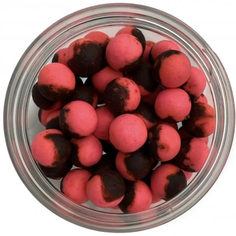 Бойлы Crazy Carp Hybrid Wafters 12mm Black Opium & Strawberry (55шт/уп)