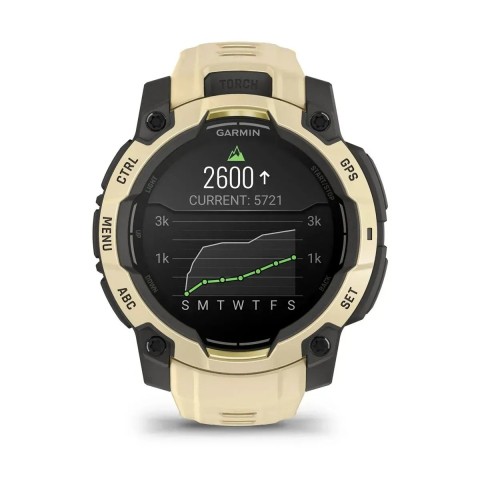 Смарт-годинник Garmin Instinct 3 (45 мм) AMOLED цитриновий