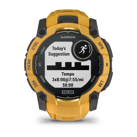 Смарт-годинник Garmin Instinct 3 (50 мм) Solar сонячний спалах/сірий