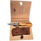 Ніж Old Bear Gift Box - Classic M, sheath in leather, olive