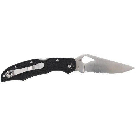 Нож Spyderco Byrd Cara Cara2 FRN Black Half Serrated