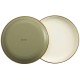 Набор Barebones Enamel 2-Tone Salad Plate Set 2 тарелки Olive Drab
