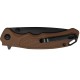 Нож Artisan Tradition V2 Black Blade AR-RPM9,   G10 ц:brown