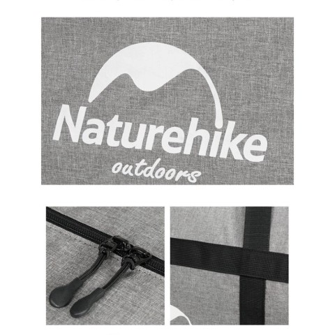 Сумка-баул для зберігання портативна Naturehike NH17S021-M, 45 л, темно-сірий