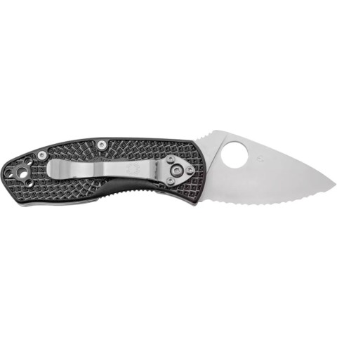 Ніж Spyderco Ambitious, serrated black (C148SBK)
