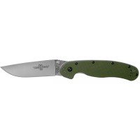 Нож Ontario Knife RAT I Linerlock ц:foliage green
