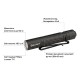Ліхтар Olight I3T EOS. Carbon Fiber