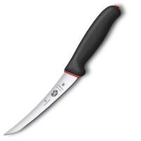Кухонний ніж Victorinox Fibrox Boning Flex лезо 15см вузьке з чорн. ручкою Dual Grip