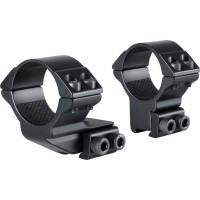 Кільця Hawke Match 30 мм 9-11мм, з виносом 25 мм, High, сплав