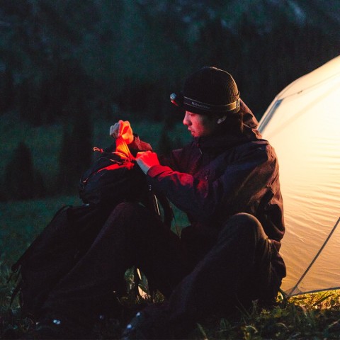 Ліхтар налобний Naturehike CNK2450ZM010, коричневий