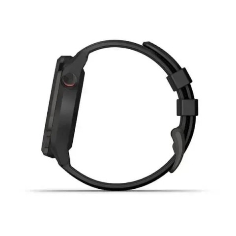 Смарт-часы Garmin Approach S42 темно-серые с черным ремешком