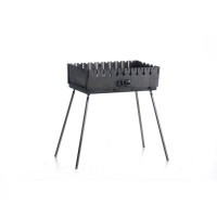 Мангал розкладний (кейс) СИЛА на 10 шампурів товщина 2 мм