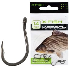 Крючок X-Fish Карась #14 (8 шт/уп)