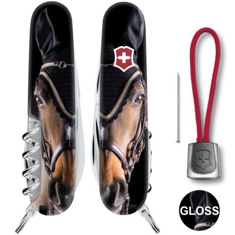 Складаний ніж Victorinox SPARTAN ZODIAC Королівський кінь 1.3603.3.Z5290pk