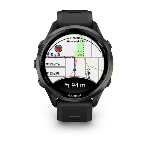 Смарт-годинник Garmin Forerunner 970 карбоново-сірий DLC титан/чорний