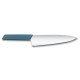 Кухонний ніж Victorinox Swiss Modern Carving лезо 20см широк. з син. ручкою (блістер)
